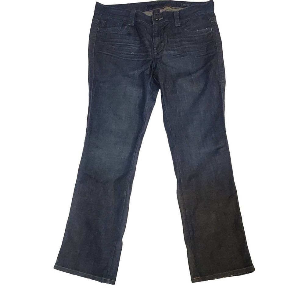 Womens Calvin Klein Dark Wash Lean Boot Cut Jeans Size 32/14.